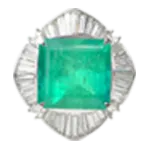 Emerald Diamond Ring
