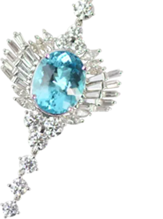 Platinum Brooch